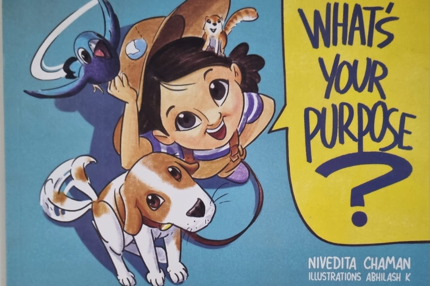 What's your purpose book, author Nivedita Chaman